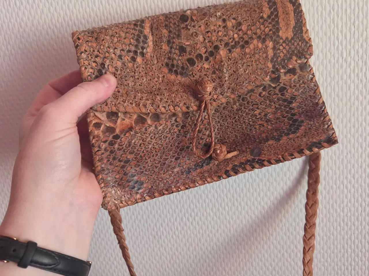 Billede 6 - Vintage slangeskinds taske