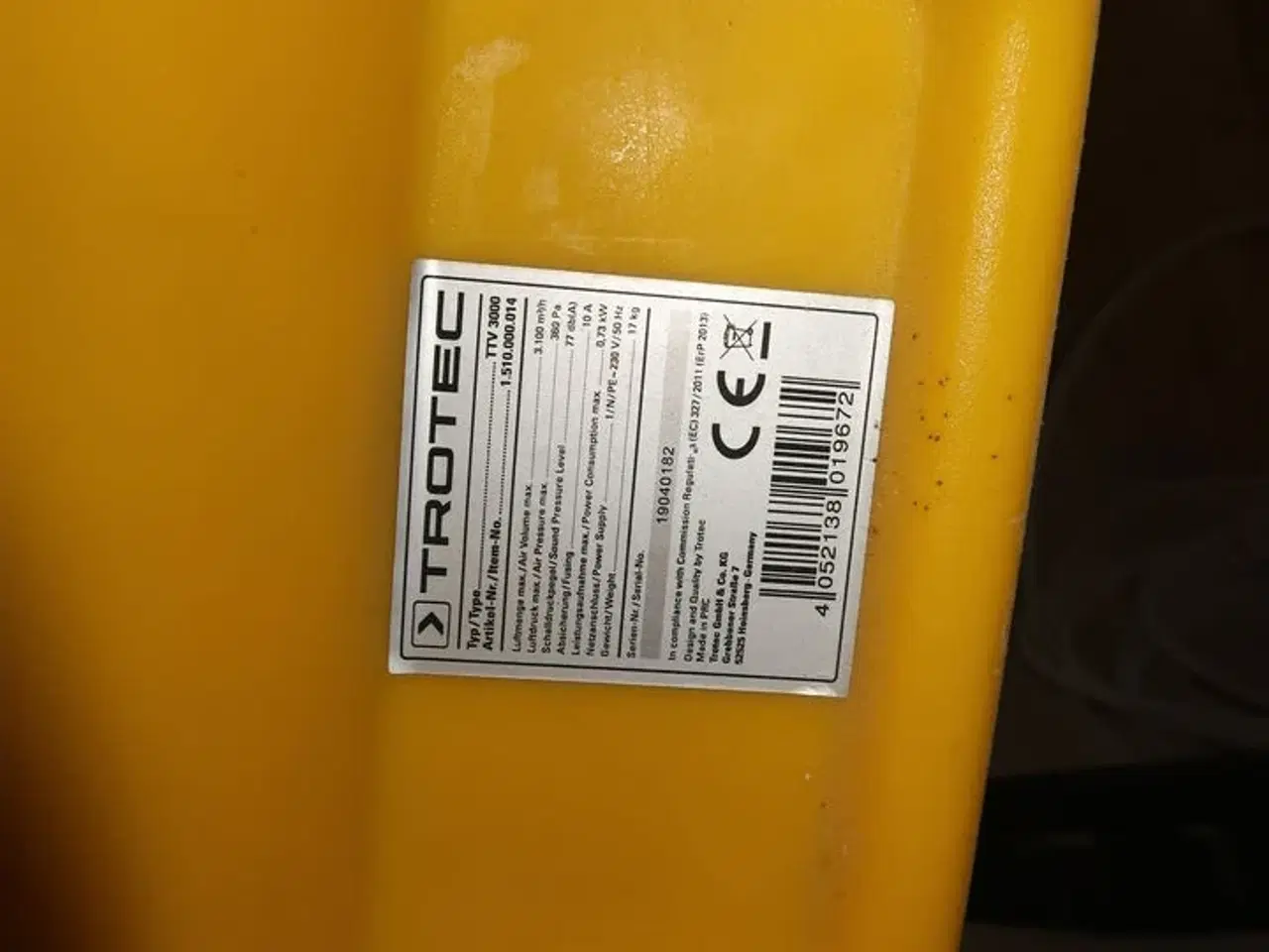 Billede 4 - Transportventilator TROTEK TTV 3000