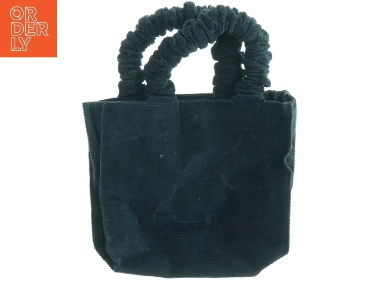 Billede 1 - Fløjlshåndtaske (str. 27 x 25 cm)