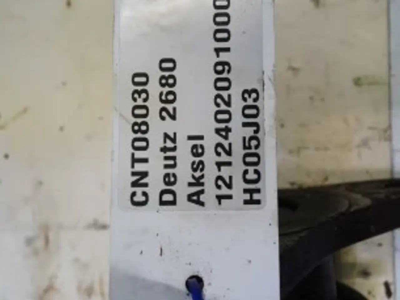 Billede 11 - Deutsch 2680 Motoraksel 1212402091000