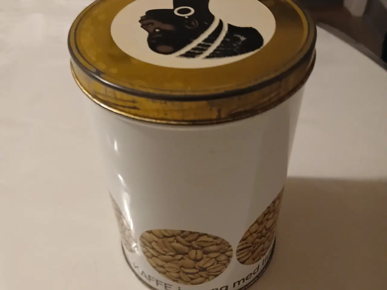 Billede 5 - Retro - Cirkel kaffedåse/ Kaffepigen