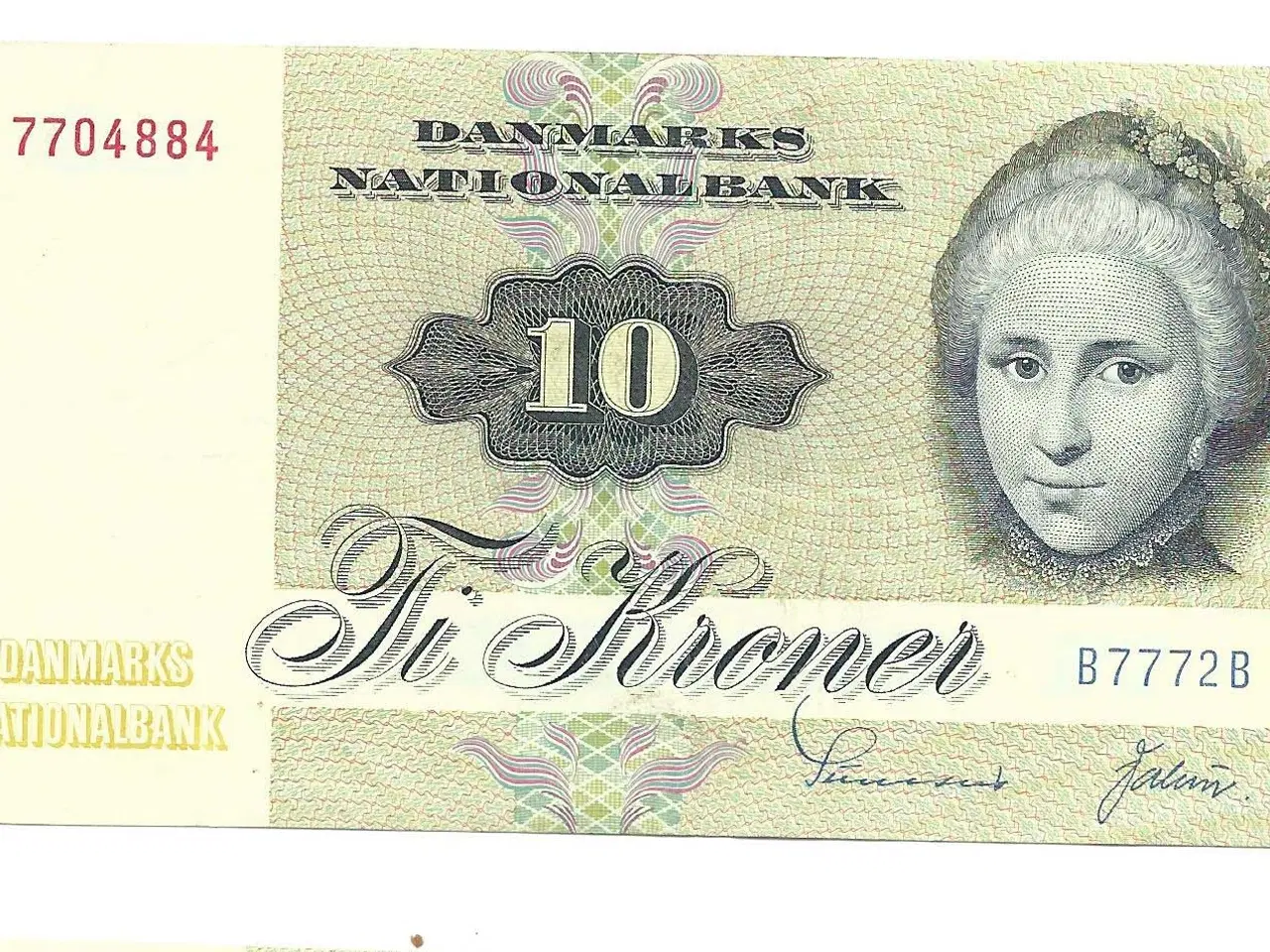 Billede 1 - Dansk pengeseddel