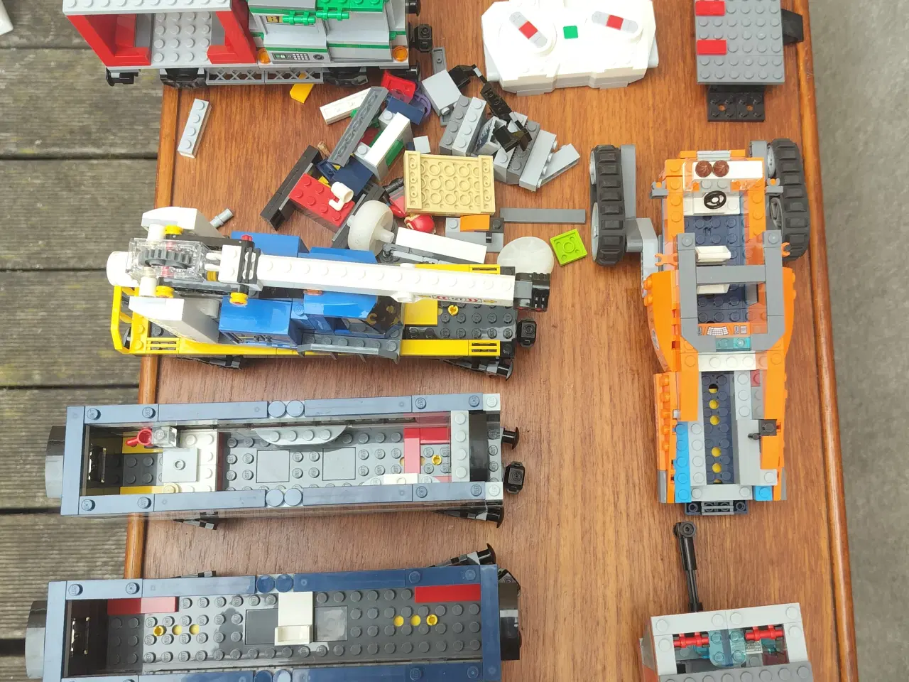 Billede 2 - Tog, barnevogne, skinner o.a. lego