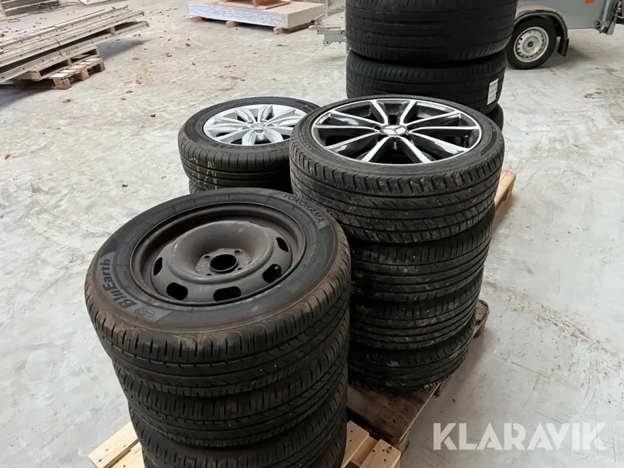Billede 3 - Lot - komplethjul og dæk 4 sæt