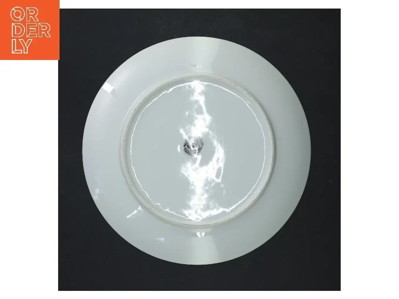 Billede 3 - Fiskemønstrede tallerkener, 5 styk (str. 5 styk, ø 18,5 cm)