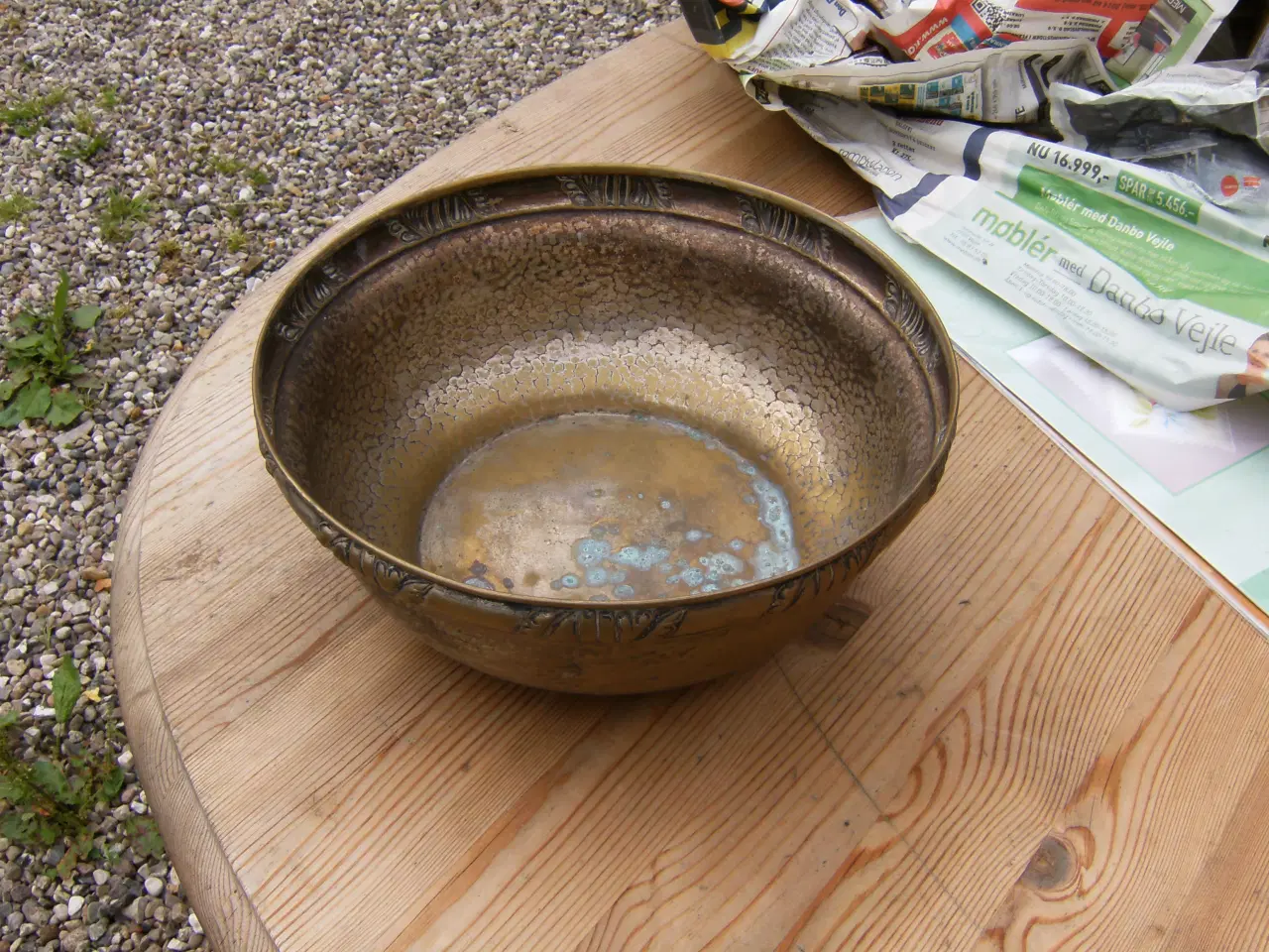 Billede 1 - En 2 tårns sølv skål