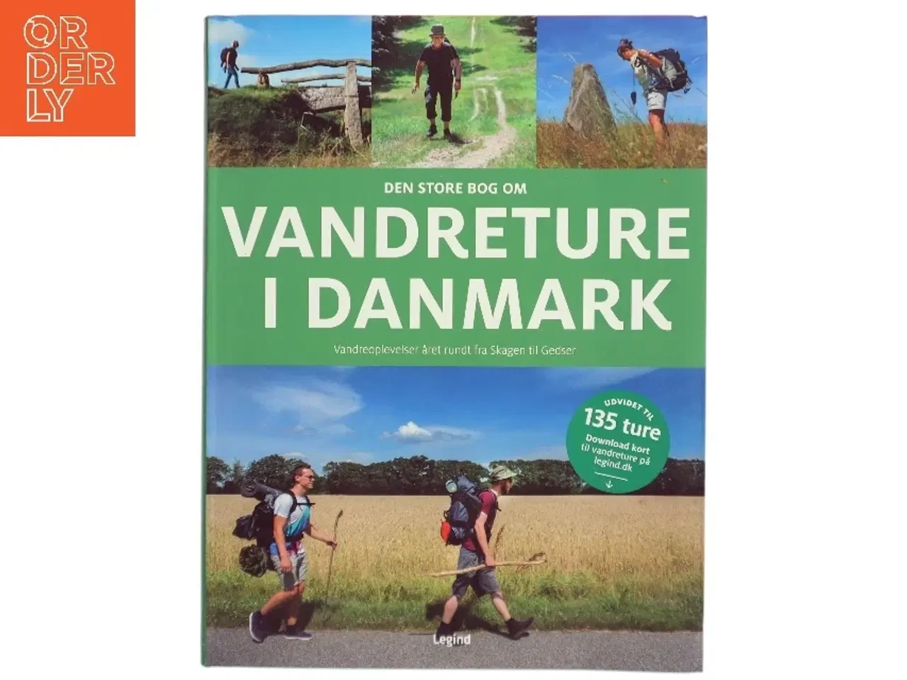 Billede 1 - Den store bog om vandreture i Danmark af Torben Gang Rasmussen (Bog)