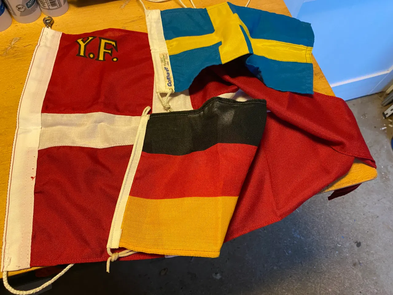 Billede 1 - Nyt yachtflag, flag samt gæsteflag, svensk og tysk