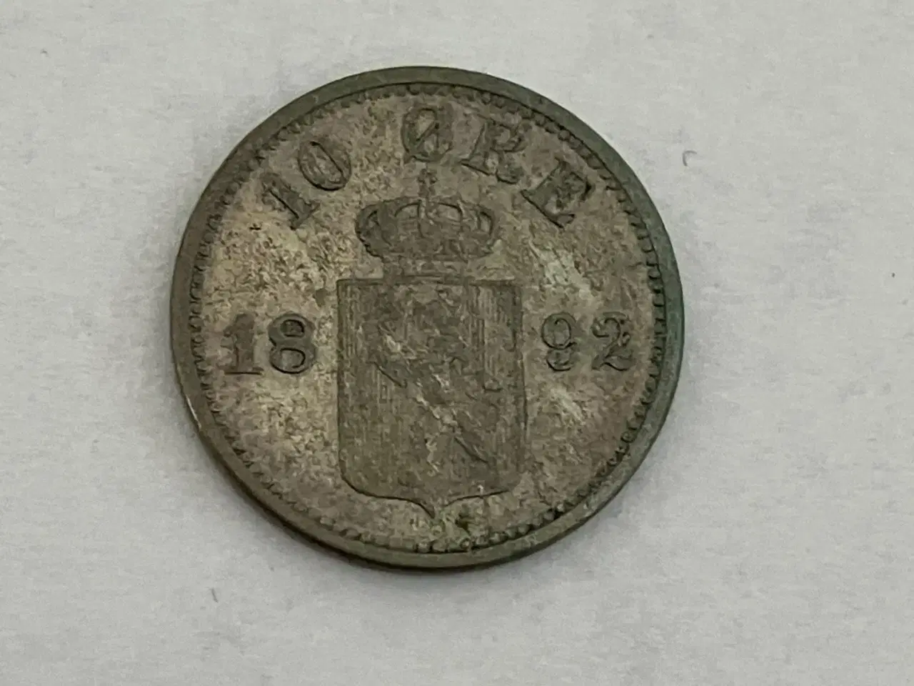 Billede 1 - 10 Øre 1892 Norge