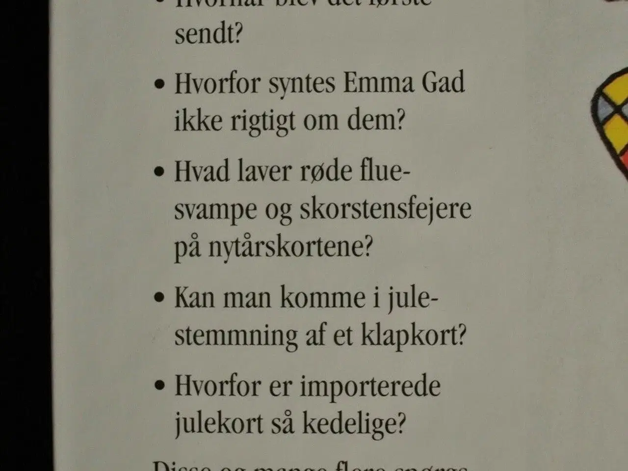 Billede 3 - fra nytårsvers til julekort historien om danske ju