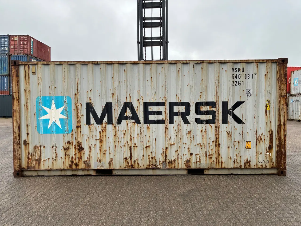 Billede 5 - 20 fods Container- ID: MSKU 546081-1
