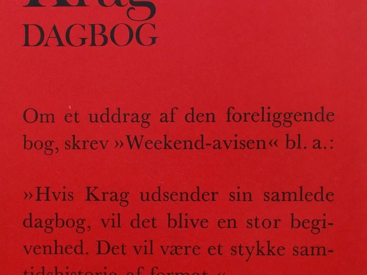 Billede 2 - Jens Otto Krag-dagbog 1971-1972