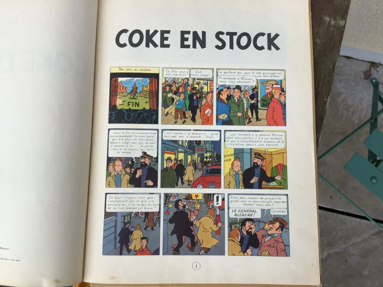 Billede 6 - FØRSTE UDGAVE 1958 Tintin “Coke en Stock