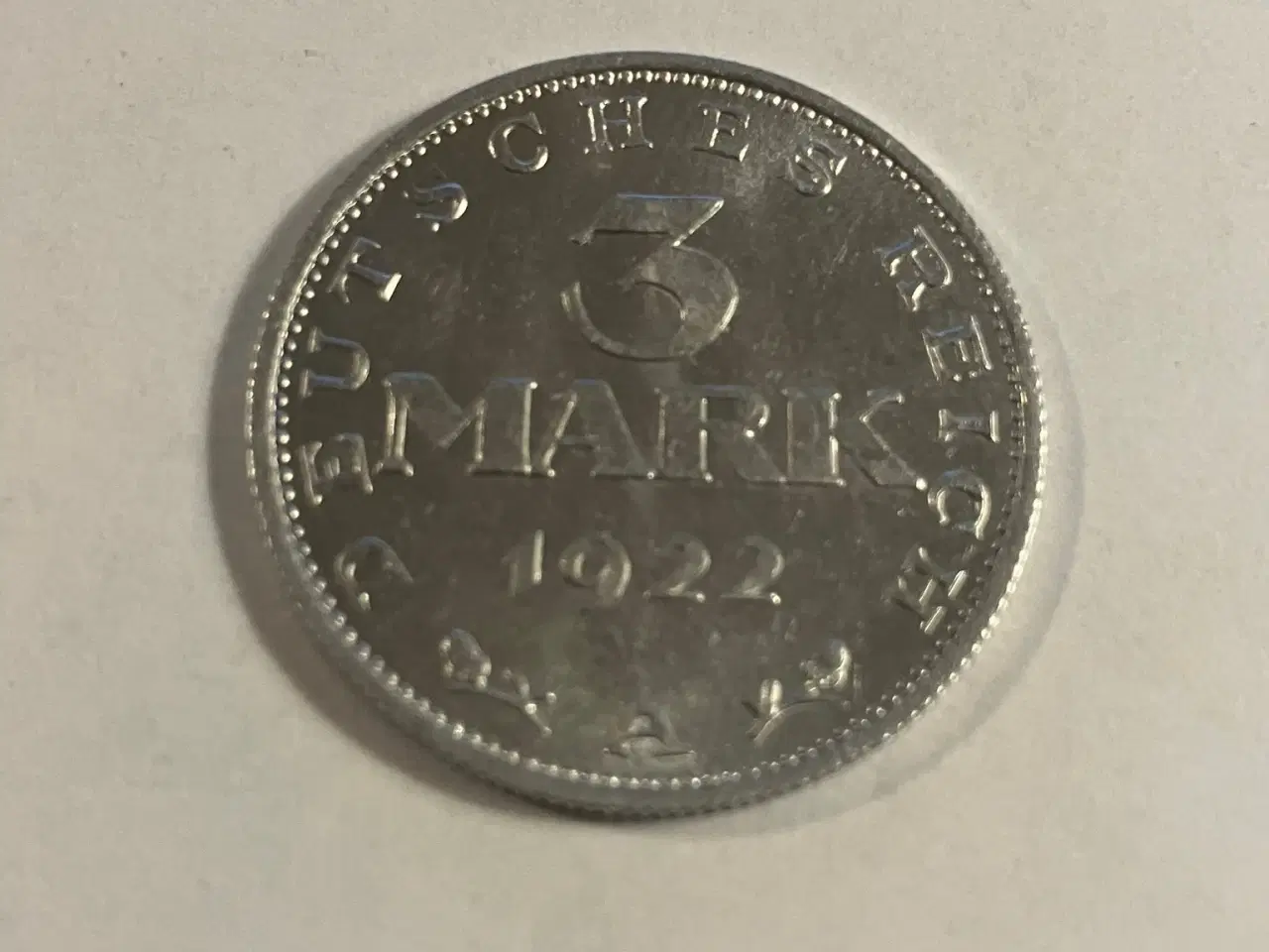 Billede 1 - 3 Mark 1922 A Germany