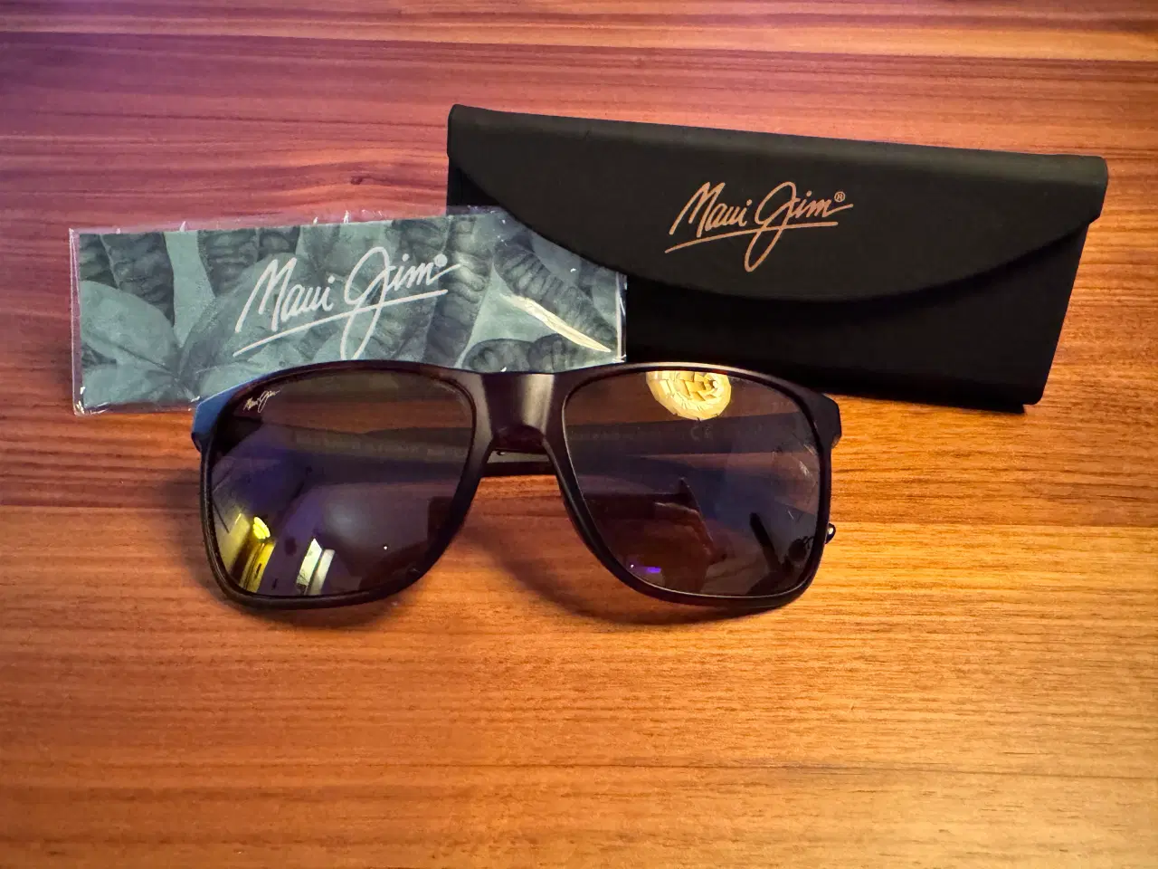 Billede 2 - Maui solbriller mat sort/brun