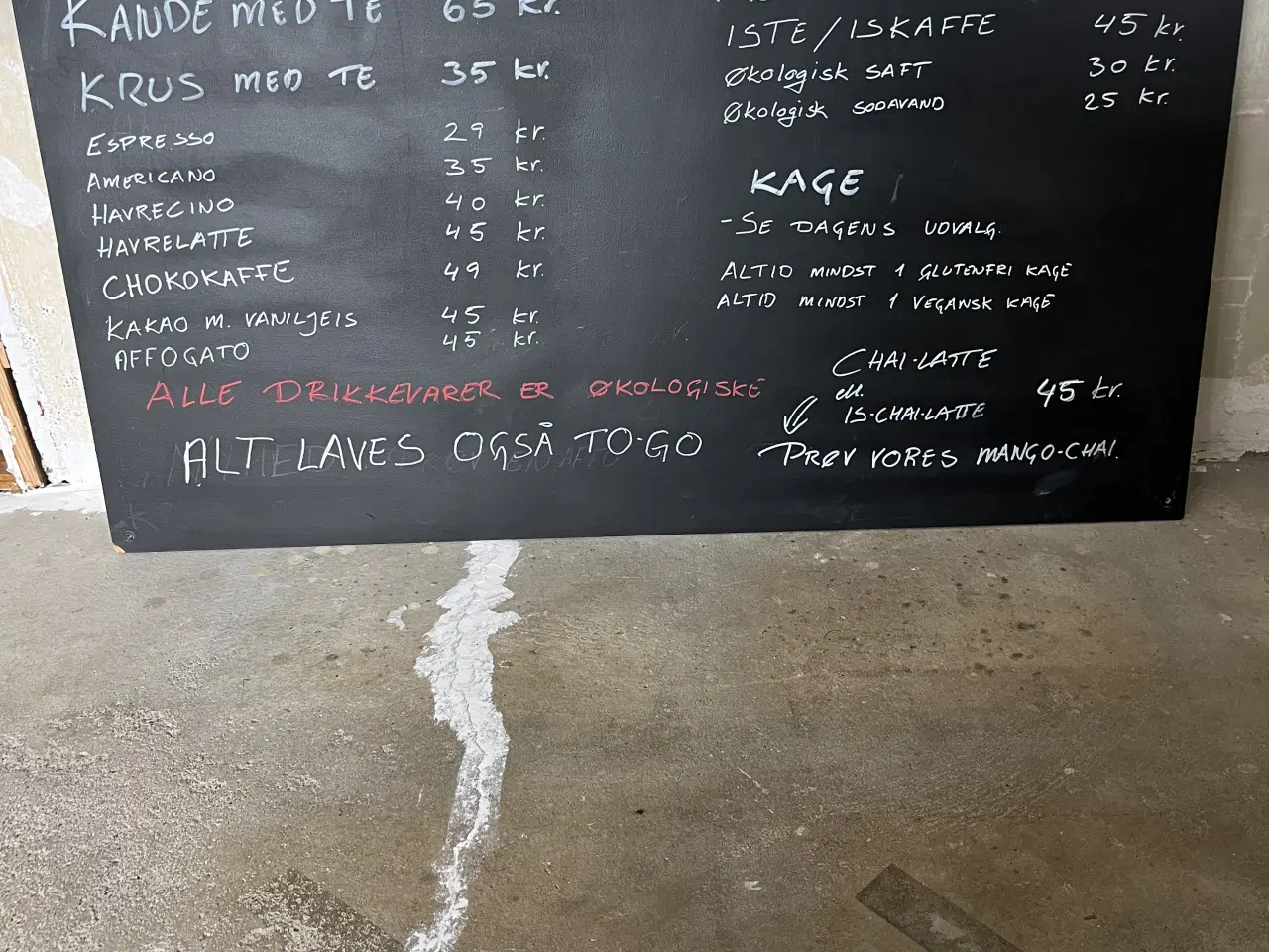 Billede 1 - Tavle til kridt