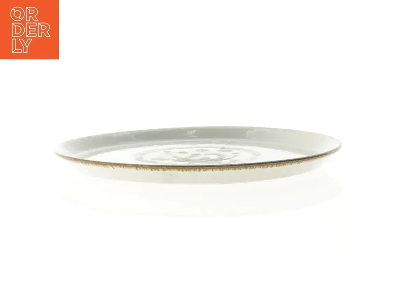 Billede 4 - Håndmalet Thule keramik serveringsfad fra Desire (str. O 27 cm)