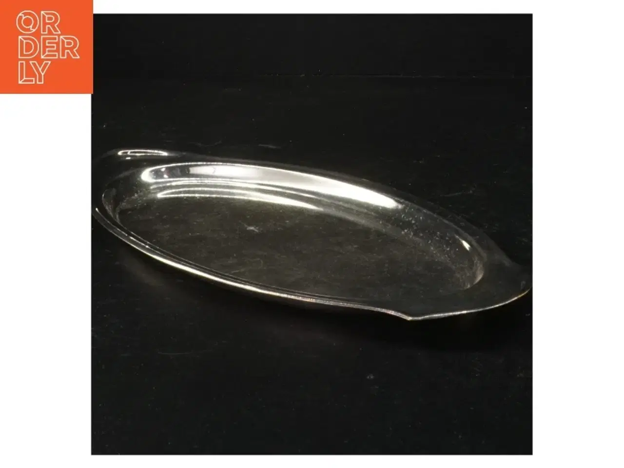 Billede 4 - Sølvfarvet serveringsfad (str. 31 cm)