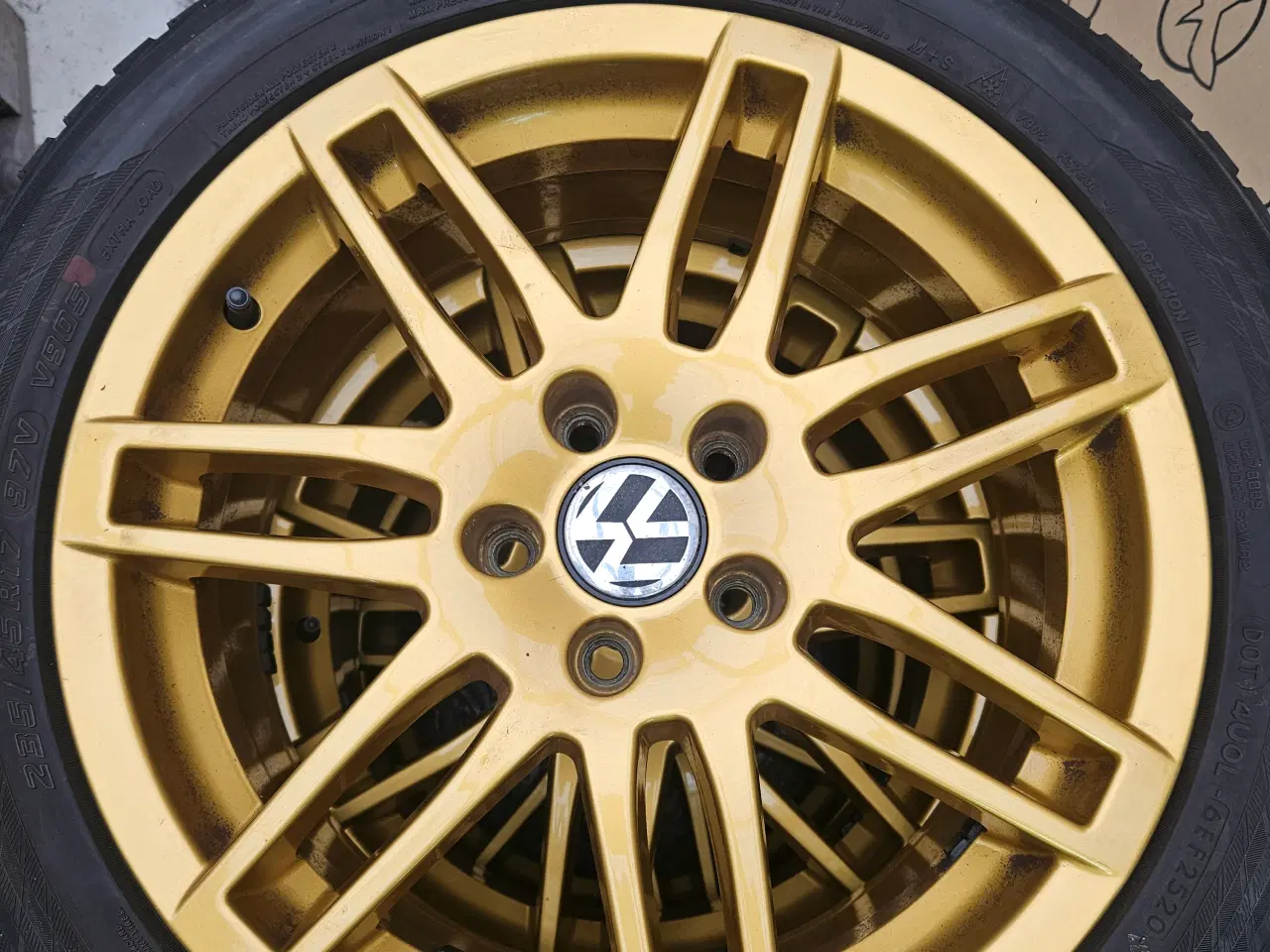 Billede 3 - Vw vinter fælge i guld