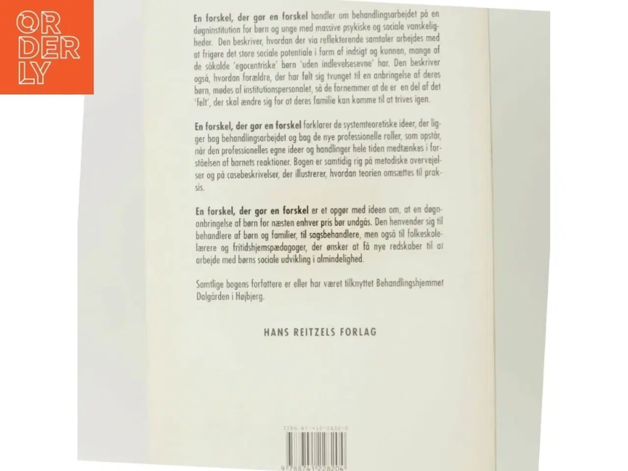 Billede 3 - En forskel, der gør en forskel : reflekterende processer hos børn, forældre og personale på en døgninstitution af Marianne Eg
