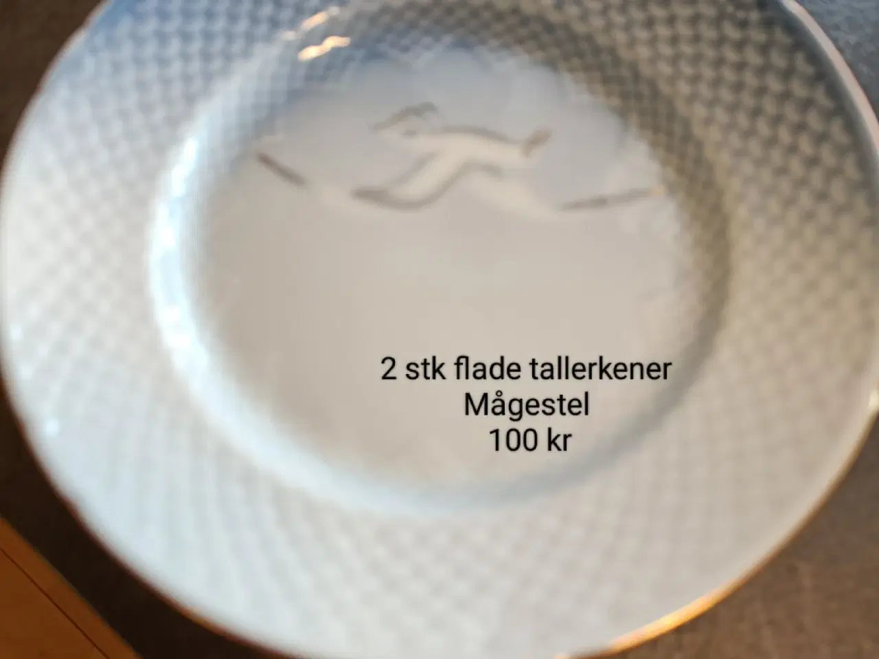 Billede 2 - Mågestel /m Guldkant