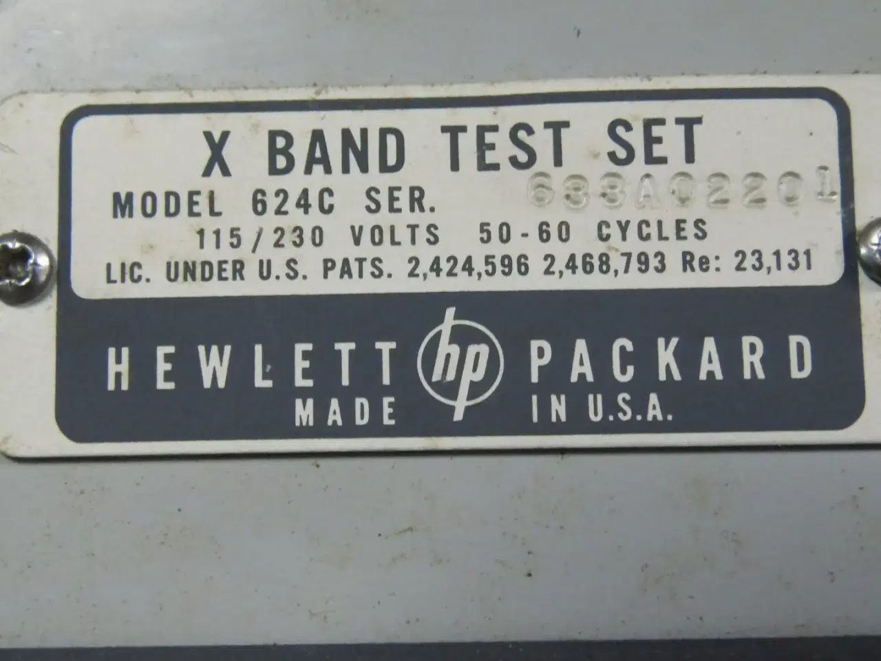 Billede 4 - HP 624C X Band Test Set