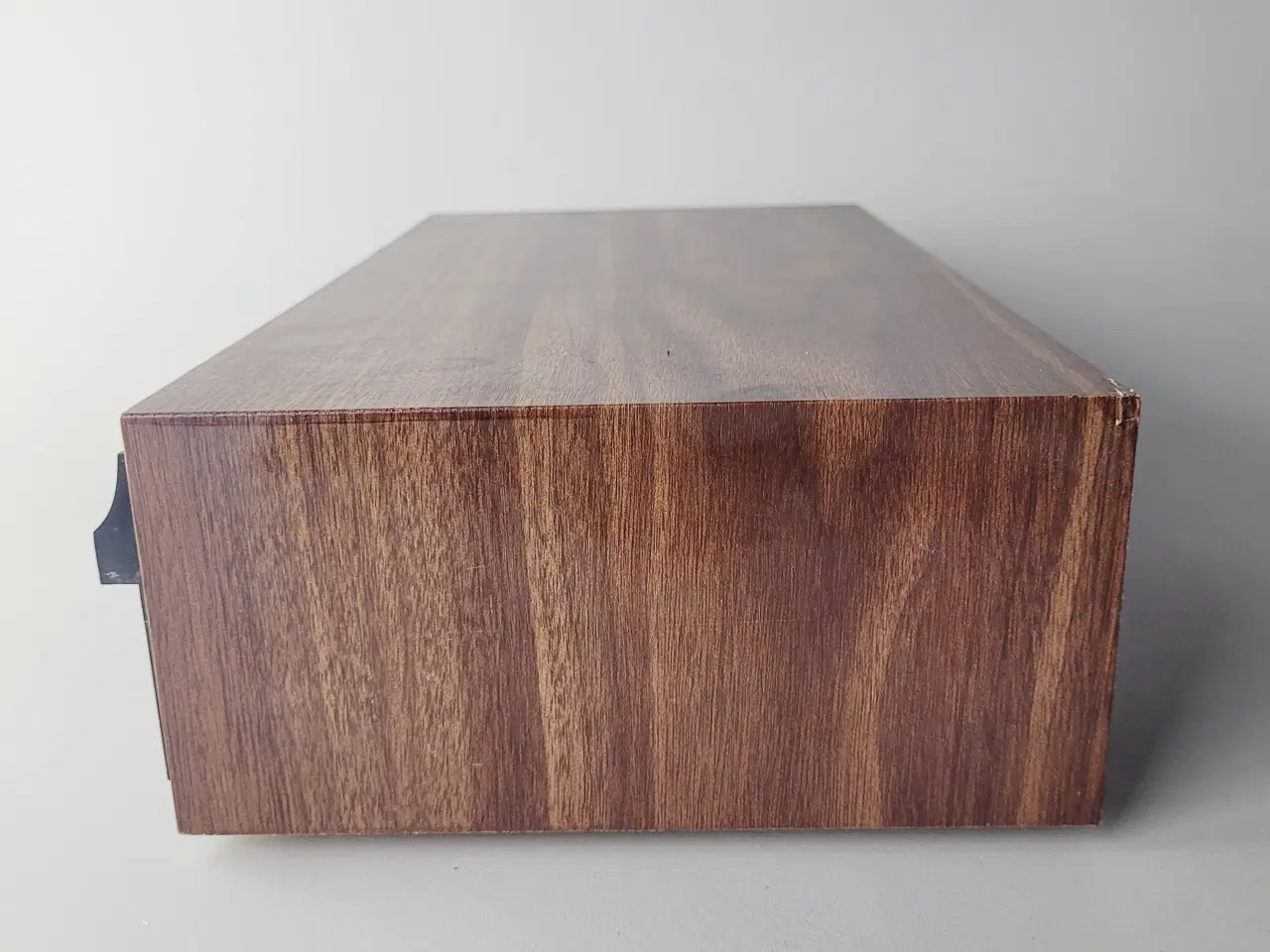 Billede 6 - ⭐️· 🎶 Vintage Kassetteboks / Opbevaring Træ-look