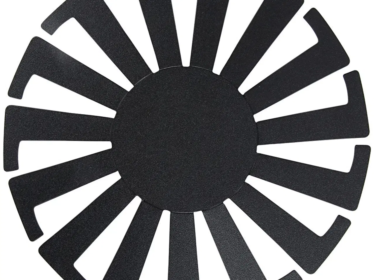 Billede 1 - Flet-let-skabelon 10 stk. - Sort, 6x8 cm