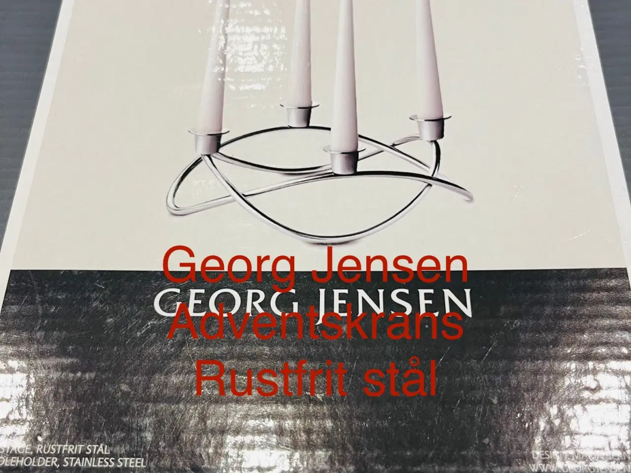 Billede 1 - Adventsstage, Georg Jensen, stål