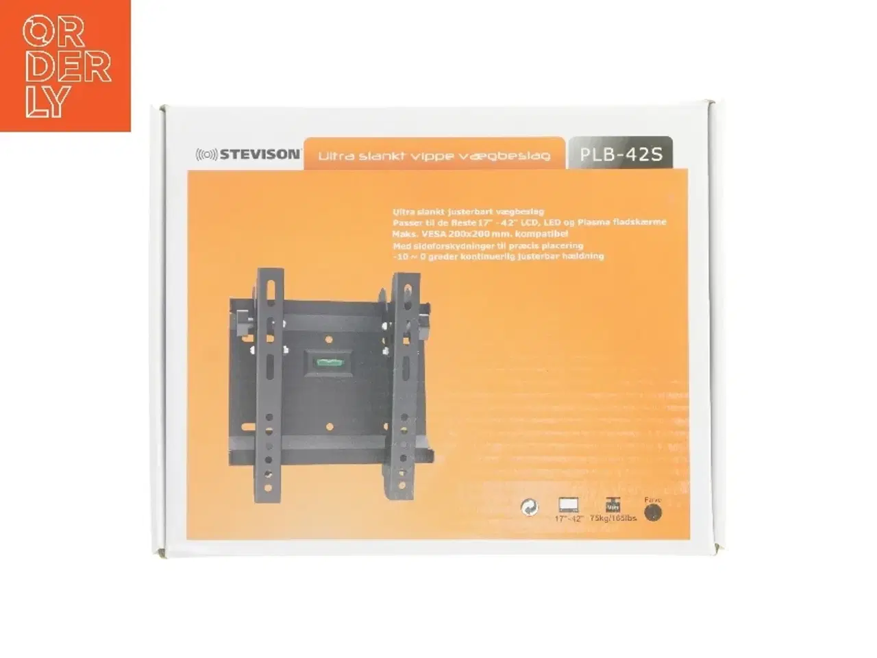 Billede 1 - Ultra slankt vippe vægbeslag fra Stevison (str. 22x11,5 cm)