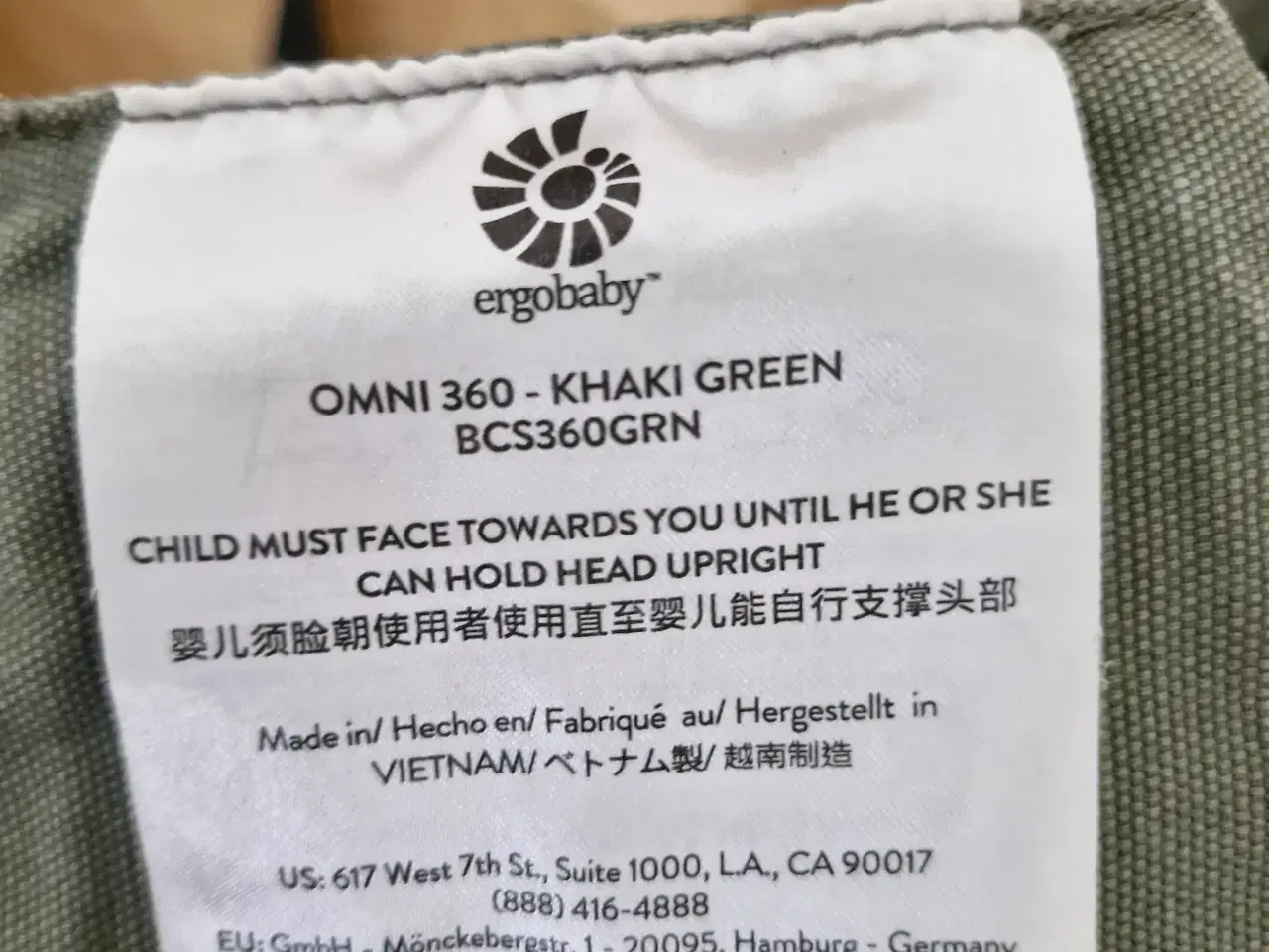 Billede 6 - Dejlig ERGOBABY OMNI 360 bæresele