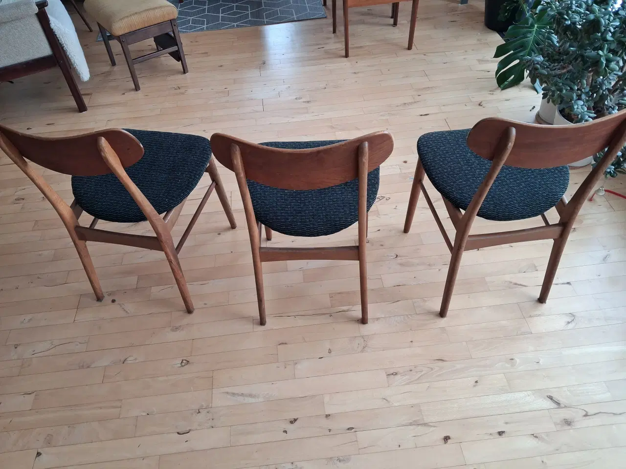 Billede 2 - Teaktræ spisebordsstole