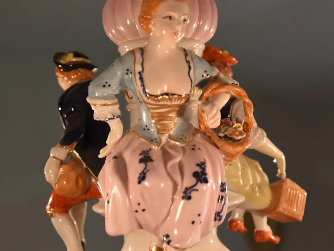 Billede 4 - Edmé Samson porcelænslysekrone