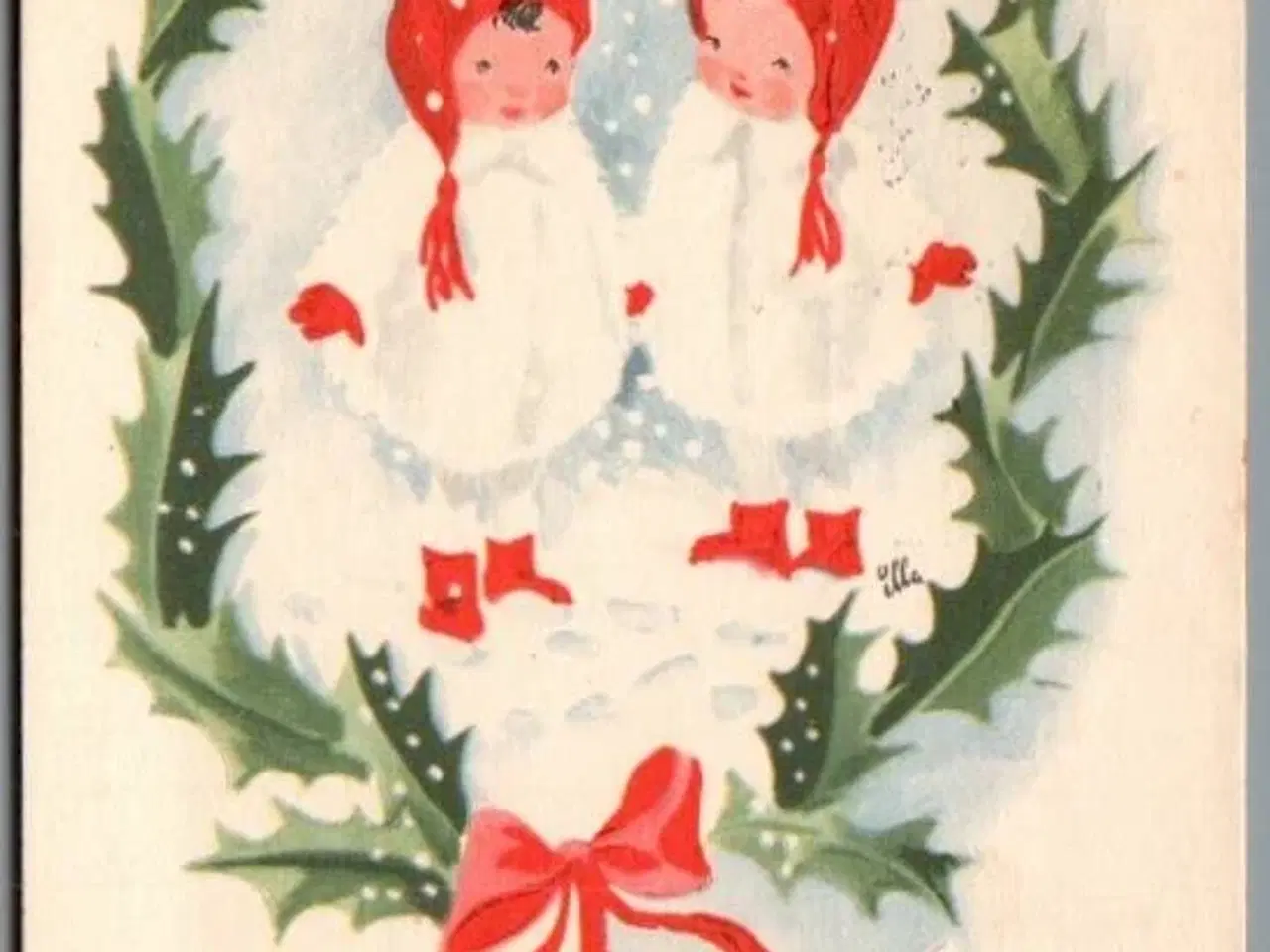 Billede 1 - Illa - Glædelig Jul - Stender Serie 878 - Postkort - Brugt