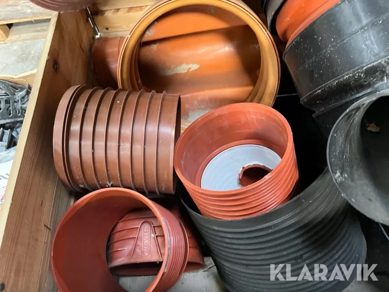 Billede 12 - Lot - Kloak og brønrør Wavin