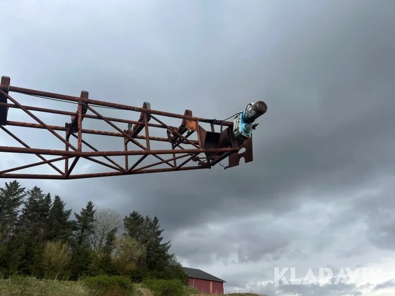 Billede 5 - Transportbånd Kjellerup med undervogn og drejelige hjul