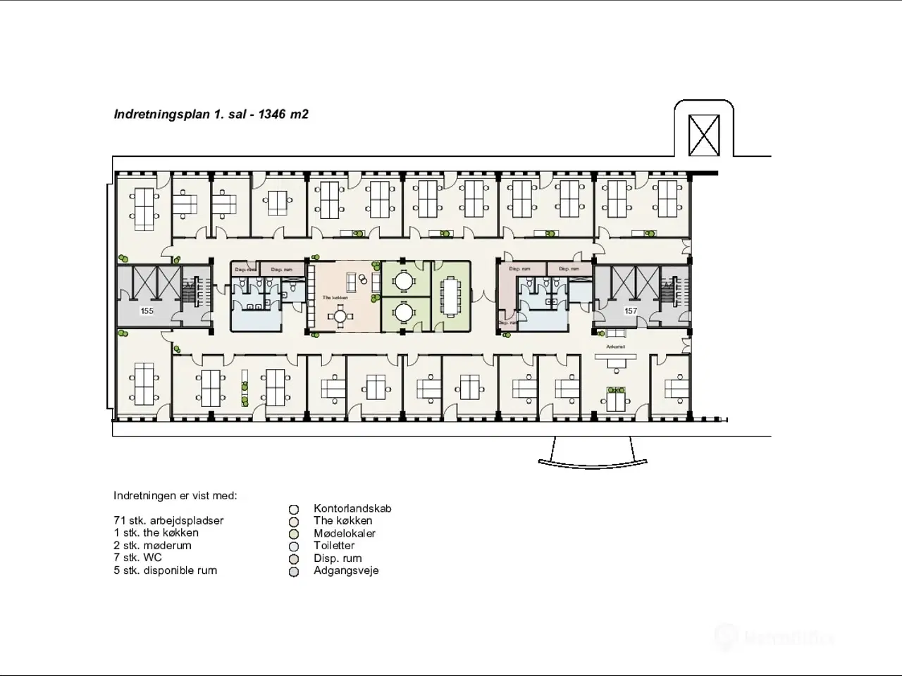 Billede 8 - Kontor beliggende på 1. sal i yderst  velfungerende multibrugerhus