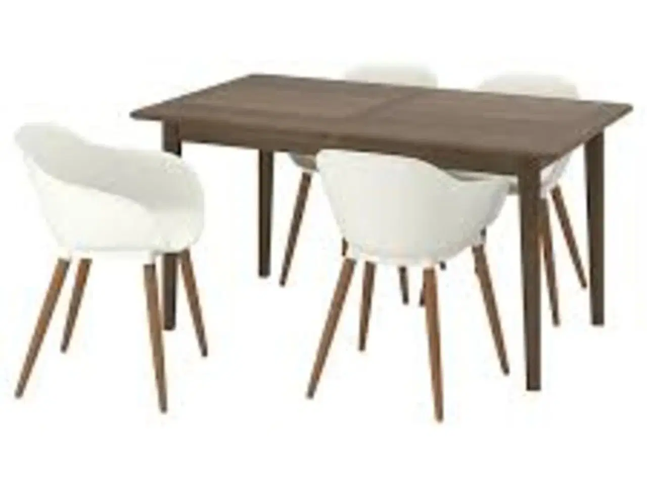 Billede 1 - 2 personers spisebord med 2 x stole Canett