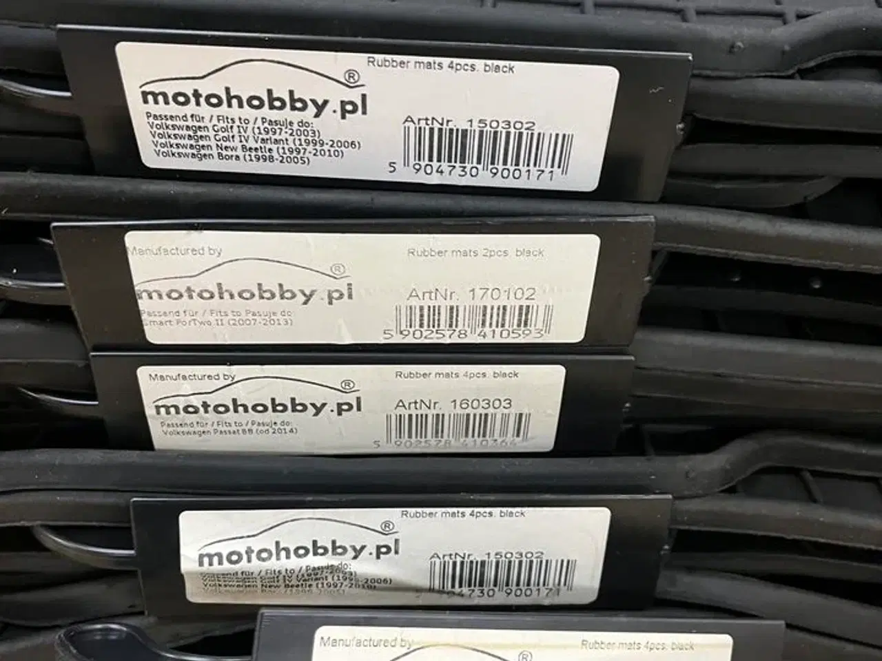 Billede 4 - 40 stk. bilmåtter, ass. Farver og størrelser