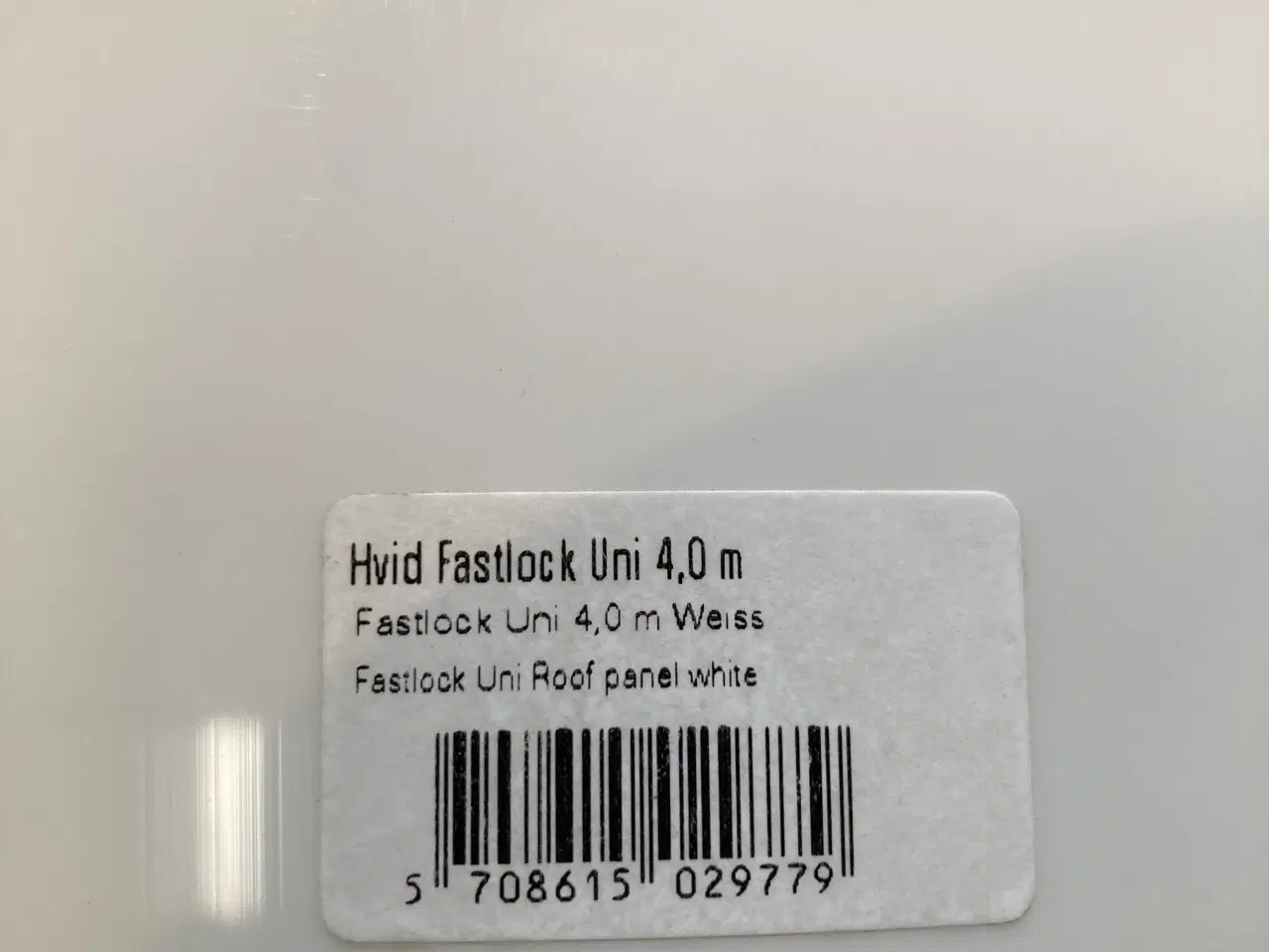 Billede 2 - Nye Icopal fastlock uni tagplader hvide