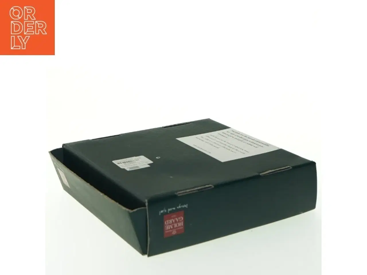 Billede 9 - Glasfad med dekoration fra Holmegaard (str. 16x4 cm)
