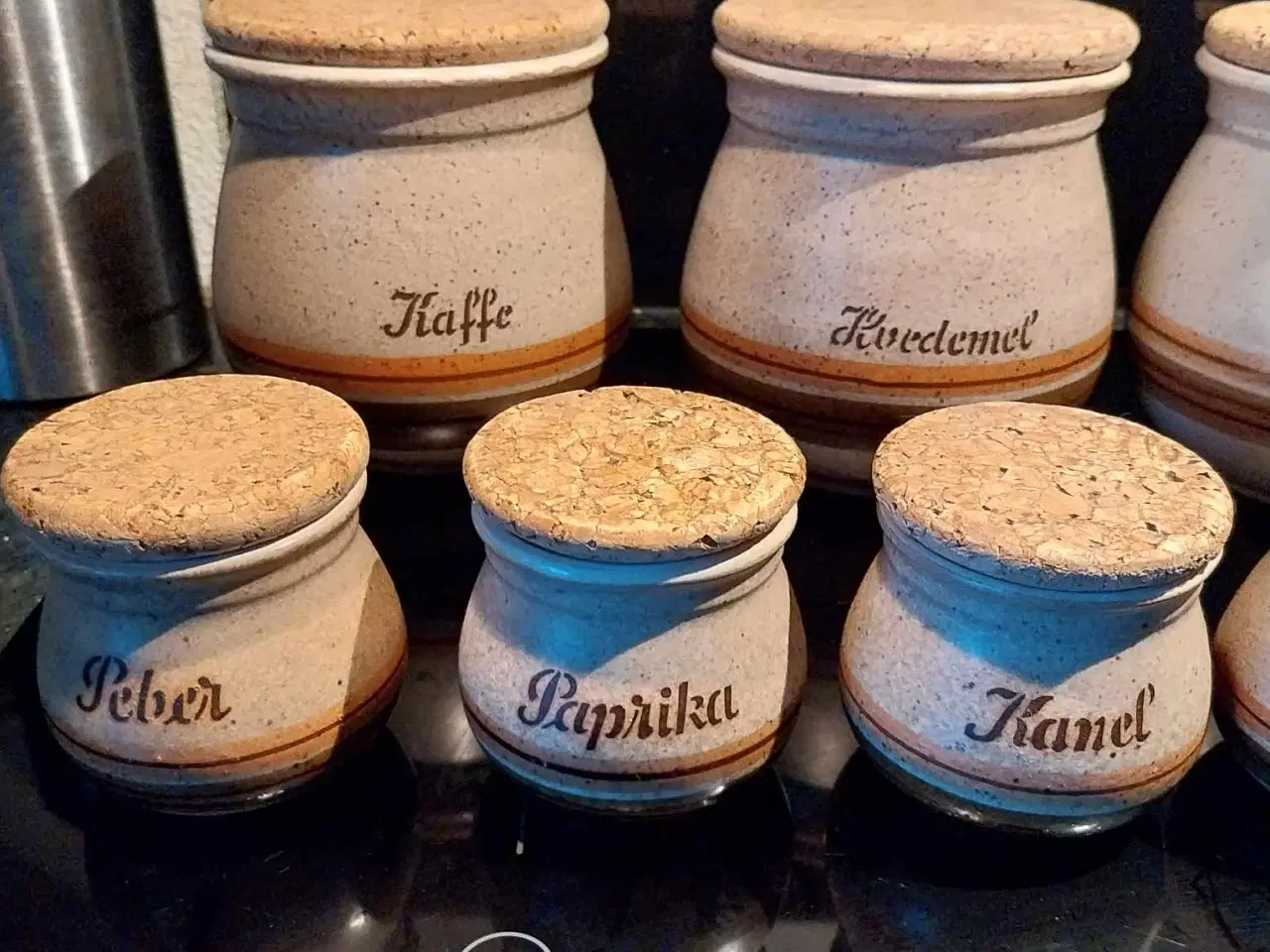 Billede 2 - krydderi krukker i keramik