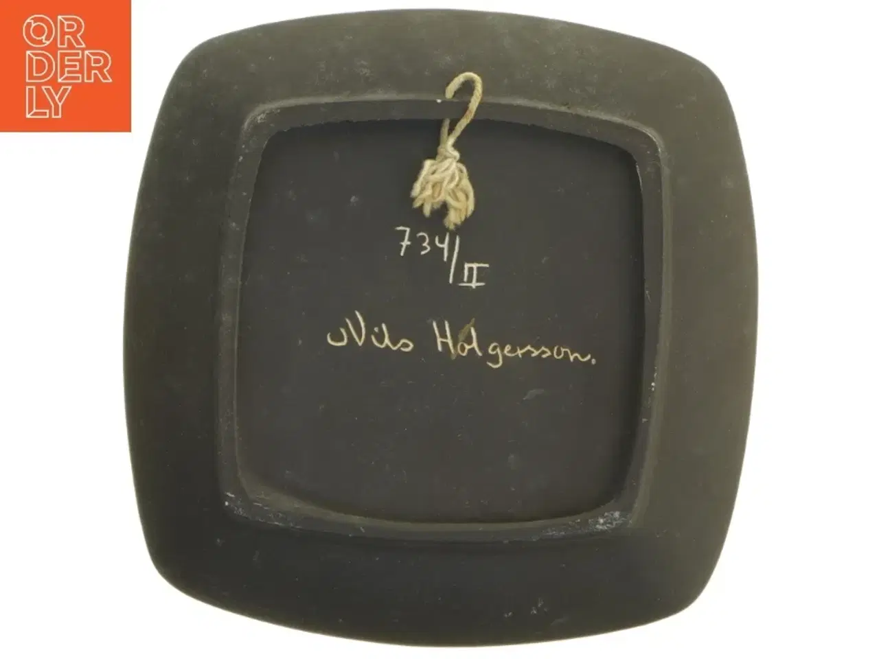 Billede 2 - Dekorativ platte med Nils Holgersen (str. 22,5x22,5 cm)