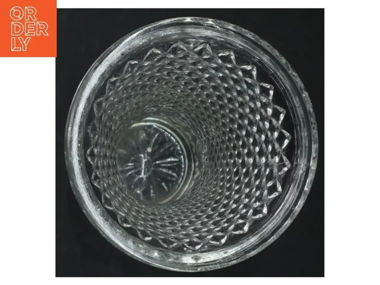 Billede 3 - Gl. Glasvase (str. H. 20,5 cm)