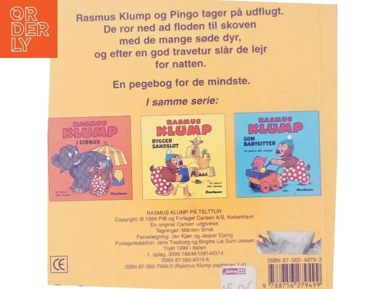 Billede 3 - Rasmus Klump bygger sandslot af Carla Hansen (Bog)