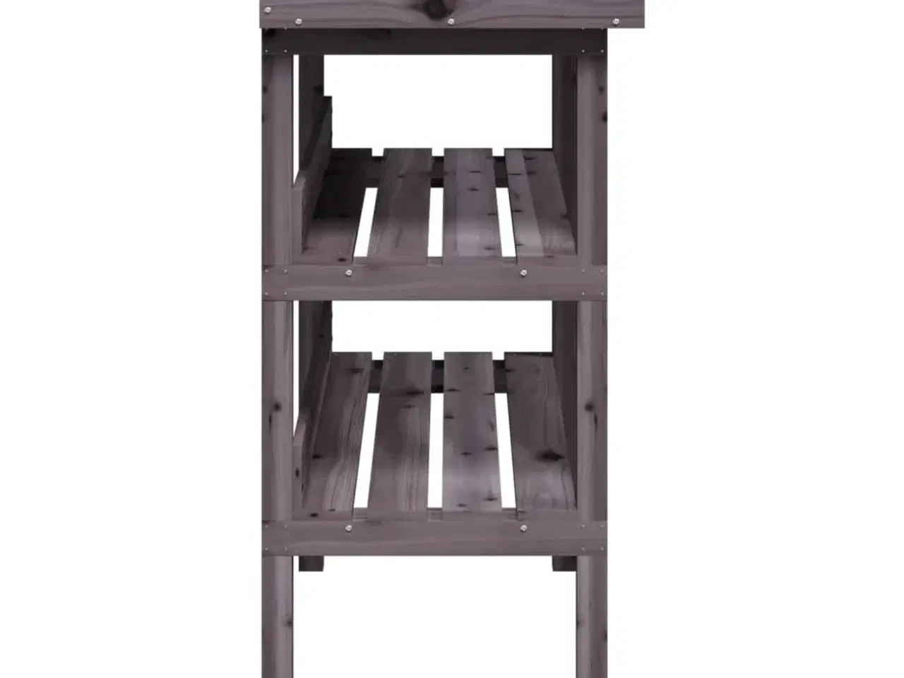 Billede 5 - Plantebord med hylder 78x38x82,5 cm massivt grantræ