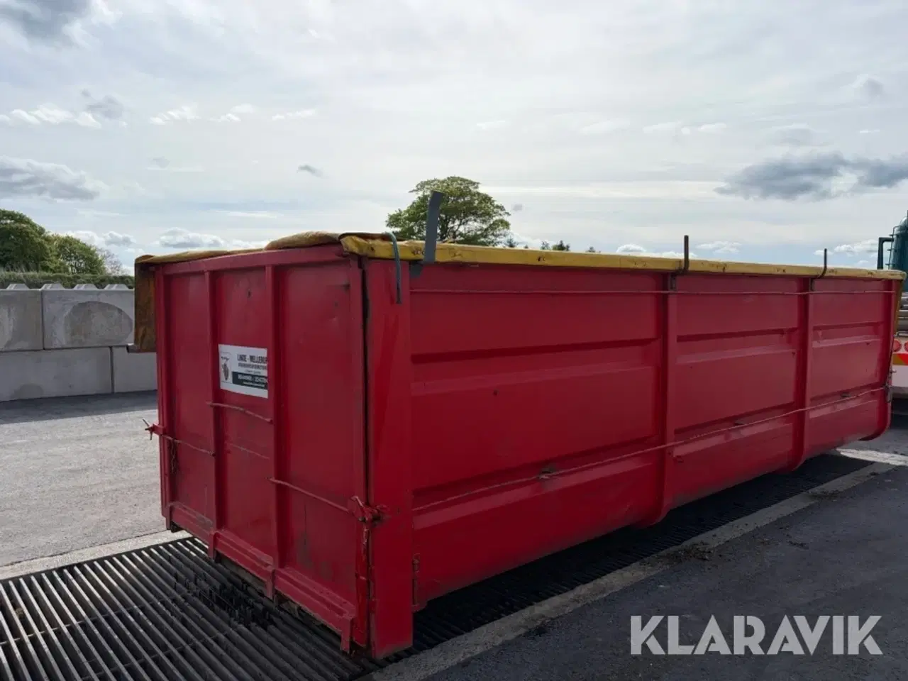 Billede 5 - Ladcontainer med rullepressening korntæt Micodan
