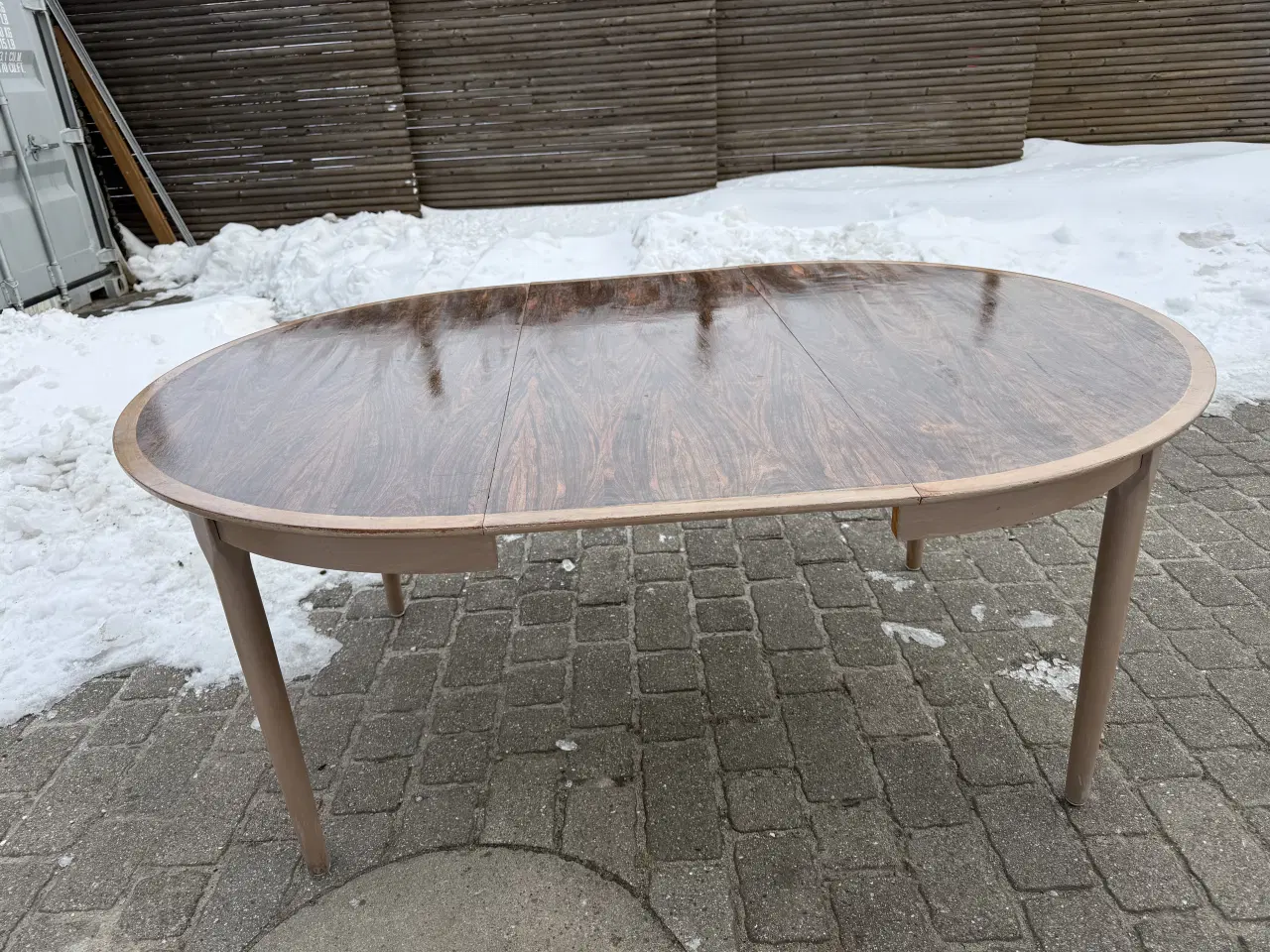 Billede 4 - Retro palisander spisebord med udtræk Og 2 plader