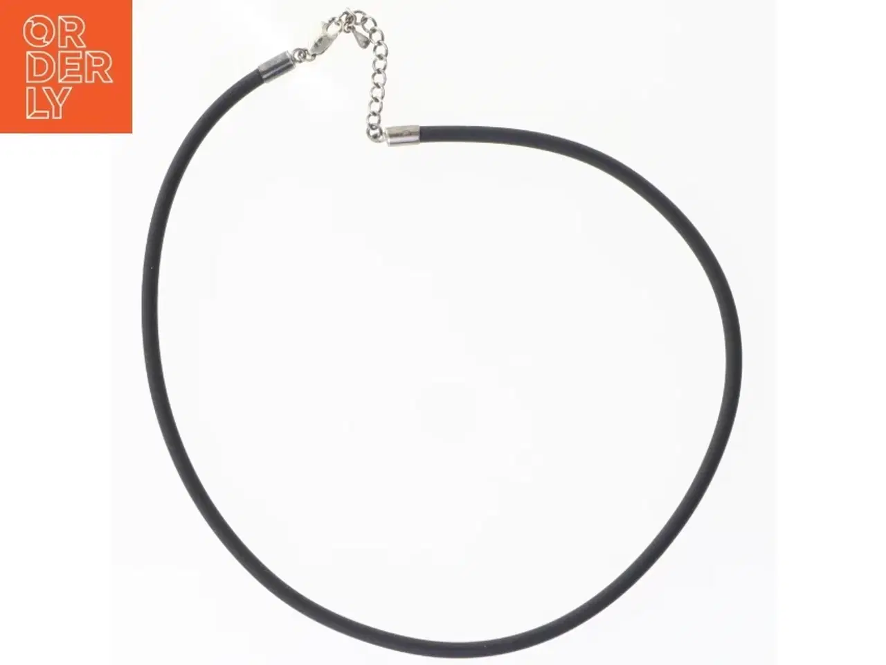 Billede 2 - Sort halskæde med lås (str. 42 cm)