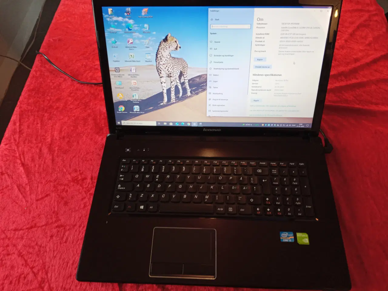 Billede 2 - Lenovo G780, i5 2.60ghz GHz, 8 GB ram